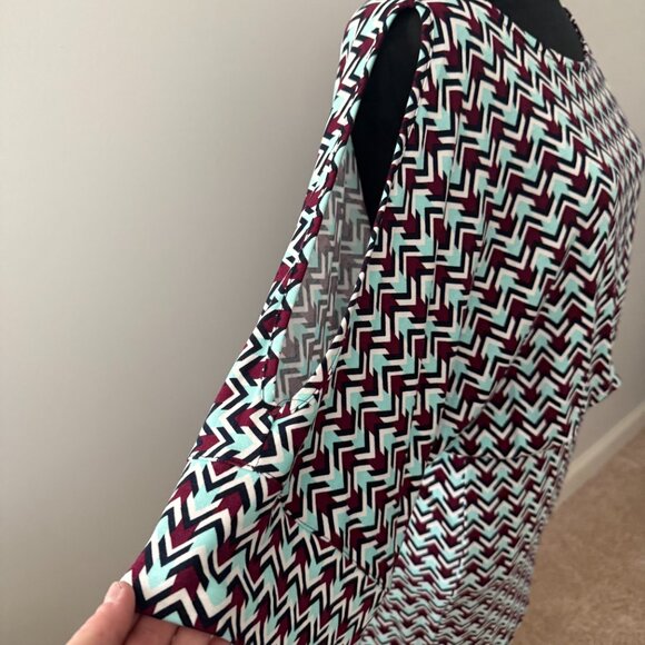 Lascana, geometric print dress, size small - Picture 3 of 9